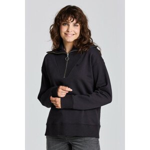 MIKINA GANT D1. ICON G ESSENTIAL HALF ZIP čierna XL