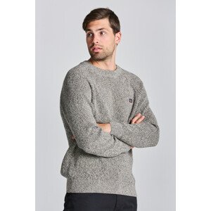 SVETER GANT D2. TWISTED COTTON C-NECK šedá 4XL