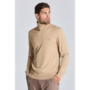 ROLÁK GANT D1. COTTON CASHMERE ROLLNECK hnedá L