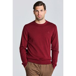 SVETER GANT COTTON CASHMERE C-NECK červená XXL