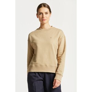 MIKINA GANT ICON G ESSENTIAL C-NECK SWEAT hnedá XS