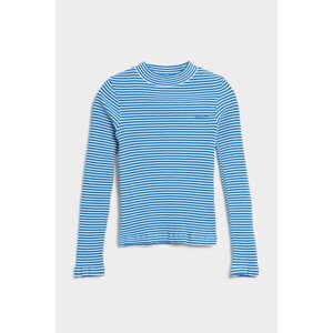 TRIČKO GANT D2. STRIPED RIB POLO TOP modrá 146/152