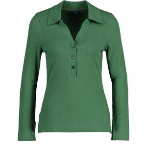POLOKOŠEĽA GANT D2. RIB POLO LS TOP JADE GREEN