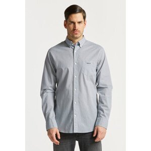 KOŠEĽA GANT REG MICRO PRINT SHIRT EVENING BLUE