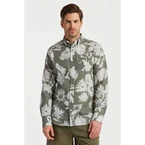 KOŠEĽA GANT REG COTTON LINEN SUNFLOWER SHIRT GREEN ASH