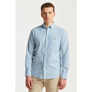 KOŠEĽA GANT REG COTTON LINEN STRIPE SHIRT DAY BLUE