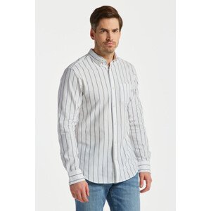 KOŠEĽA GANT REG OXFORD STRIPE SHIRT EGGSHELL