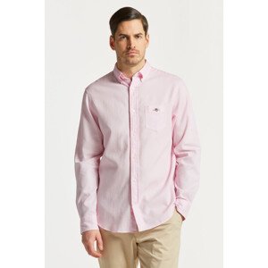 KOŠEĽA GANT REG HONEYCOMB TEXTURE WEAVE SHIRT CALIFORNIA PINK