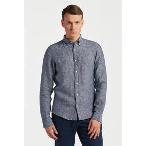 KOŠEĽA GANT SLIM LINEN SHIRT MARINE