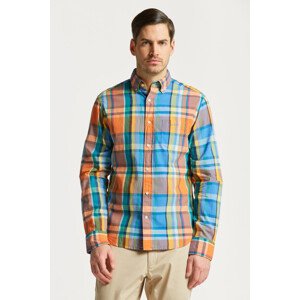 KOŠEĽA GANT REG UT COLORFUL MADRAS SHIRT APRICOT ORANGE