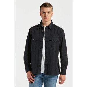 KOŠEĽA GANT LIGHT TWILL OVERSHIRT BLACK3