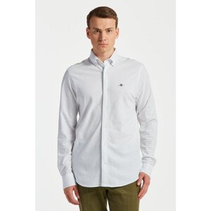 KOŠEĽA GANT REG JERSEY PIQUE SHIRT WHITE