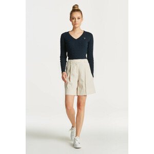 ŠORTKY GANT STRETCH LINEN SHORTS PUTTY