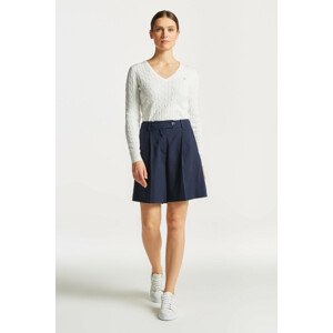 ŠORTKY GANT STRETCH LINEN SHORTS EVENING BLUE