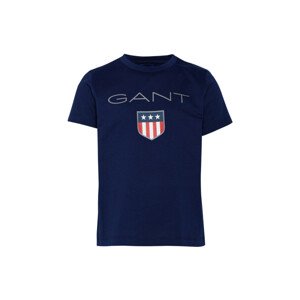 TRIČKO GANT D1. GANT SHIELD SS T-SHIRT modrá 98/104