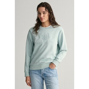 MIKINA GANT REG TONAL SHIELD C-NECK SWEAT modrá M