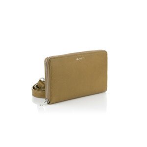 TAŠKA GANT UNISEX. LEATHER WALLET BAG WARM SURPLUS GREEN