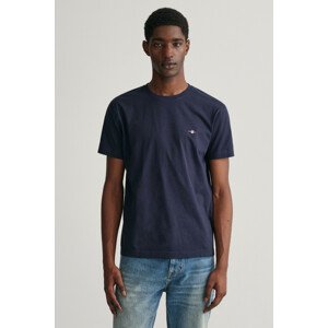 TRIČKO GANT SLIM SHIELD SS T-SHIRT modrá XXXL