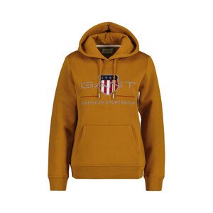 MIKINA GANT REL ARCHIVE SHIELD HOODIE hnedá S