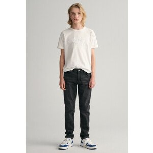 DŽÍNSY GANT SLIM JEANS čierna 134/140