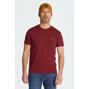 TRIČKO GANT SLIM SHIELD SS T-SHIRT červená L