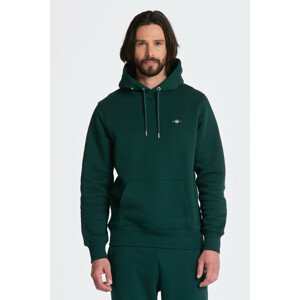 MIKINA GANT REG SHIELD HOODIE zelená XXXL
