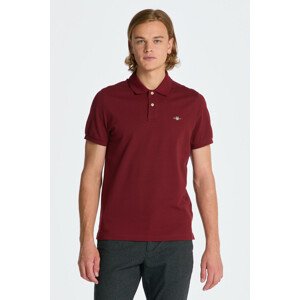 POLOKOŠEĽA GANT REG SHIELD SS PIQUE POLO červená 5XL