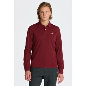POLOKOŠEĽA GANT REG SHIELD LS PIQUE RUGGER červená 5XL