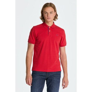 POLOKOŠEĽA GANT REG CONTRAST PIQUE SS RUGGER červená XXL