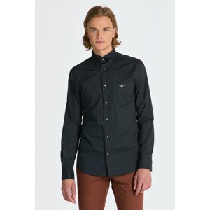 KOŠEĽA GANT REG POPLIN SHIRT čierna S