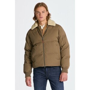 BUNDA GANT FLANNEL PADDED PUFFER JACKET hnedá M