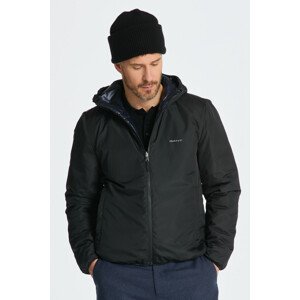 BUNDA GANT REVERSIBLE HOODED JACKET čierna XL