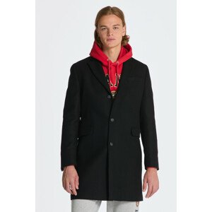 KABÁT GANT CLASSIC TAILORED FIT WOOL TOPCOAT čierna S