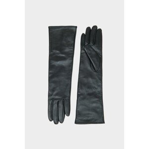 RUKAVICE GANT LONG LEATHER GLOVES čierna M