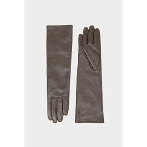 RUKAVICE GANT LONG LEATHER GLOVES hnedá S