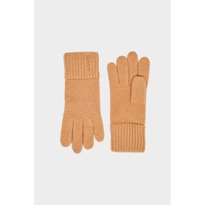 RUKAVICE GANT WOOL KNIT GLOVES hnedá None