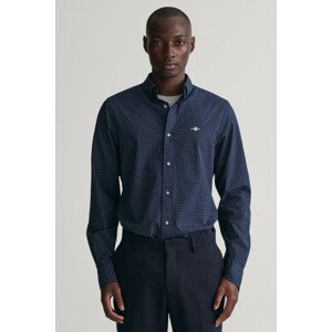 KOŠEĽA GANT REG MICRO PRINT SHIRT modrá M