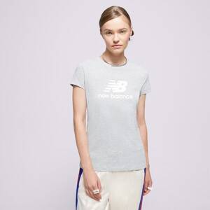 New Balance Nb Essentials Stacket Logo Tee Sivá EUR XS