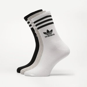 Adidas Ponožky 3-Pack Socks Crew Viacfarebná EUR L