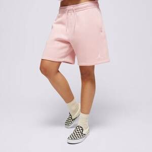 W Jordan Brkln Flc Short 2 Pink Glaze/white Ružová EUR L