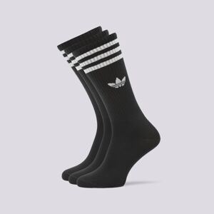Adidas Ponožky 3-Pack Solid Socks High Crew Čierna EUR 40-42