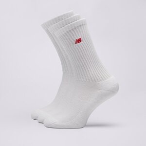 New Balance Ponožky Patch Logo Crew 3 Pairs Biela EUR 39/42