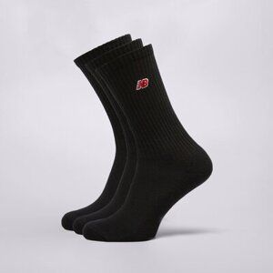 New Balance Ponožky Patch Logo Crew 3 Pairs Čierna EUR 39/42