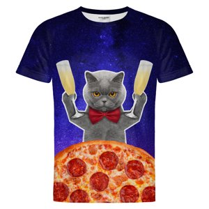 Party Cat T-shirt – Black Shores - L