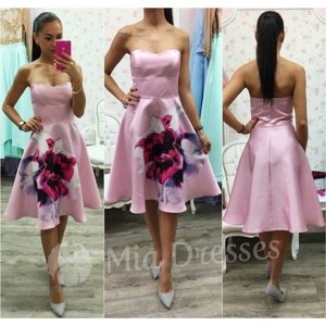 Ružové áčkové šaty Flower Veľkosť: XL