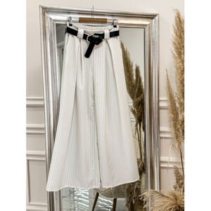 Elegantné palazzo nohavice s opaskom BRENDA+ veľkosť: one size