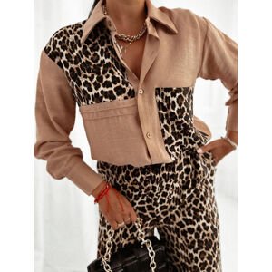 Športovo-elegantný leopardí komplet KITTY+ veľkosť: one size