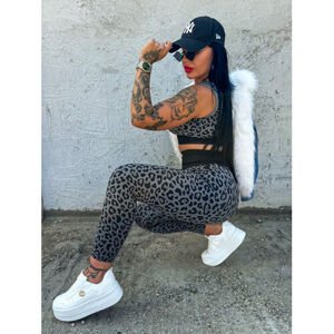 Leopardí fitness komplet SAVANNAH veľkosť: S/M
