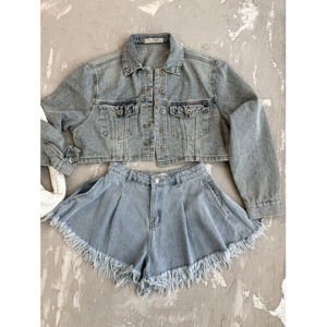 Krátky denim kabát CLOE veľkosť: S