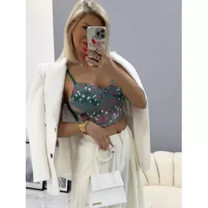 Vyšívaný bralette top DORINTA veľkosť: L